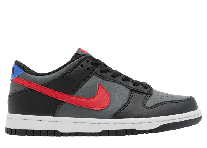 Nike Dunk Low Black Red Blue (GS) - FV0373-001 Raffles & Where to Buy